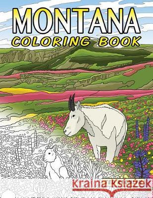 Montana Coloring Book Ted Rechlin 9781560377108 Farcountry Press