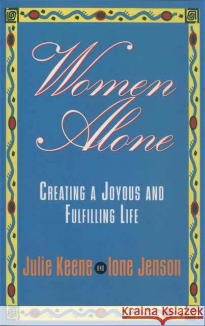 Women Alone Jenson, Ione 9781561701193