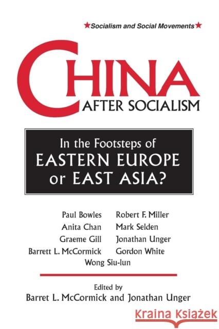 China After Socialism: In the Footsteps of Eastern Europe or East Asia?: In the Footsteps of Eastern Europe or East Asia? Barrett L. McCormick Jonathan Unger 9781563246678 M.E. Sharpe