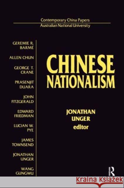 Chinese Nationalism Jonathan Unger 9781563248108