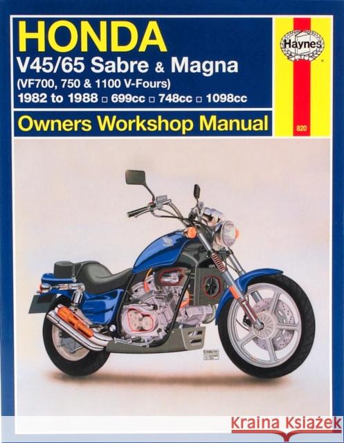 Honda V45/65 Sabre & Magna (82 - 88) Haynes Repair Manual Haynes Publishing 9781563921049 Haynes Publishing