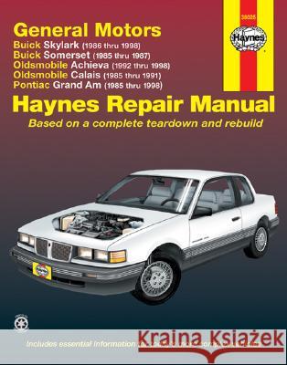General Motors N-Cars, 1985-1998 Haynes Publishing                        Richard Lindwall 9781563923982