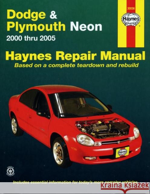 Dodge & Plymouth Neon (2000-2005) Haynes Repair Manual (USA) Haynes Publishing 9781563925962 Delmar Thomson Learning