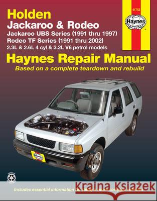Holden Rodeo & Jackaroo (91 - 02)  9781563926457 Haynes Manuals Inc