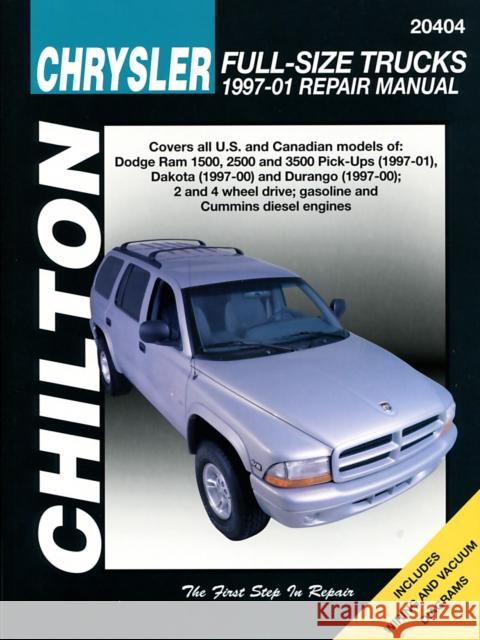 Dodge Pick-Ups 97-01 (Chilton) Haynes Publishing 9781563926983