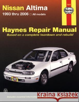 Nissan Altima 1993 Thru 2006  9781563927225 HAYNES MANUALS