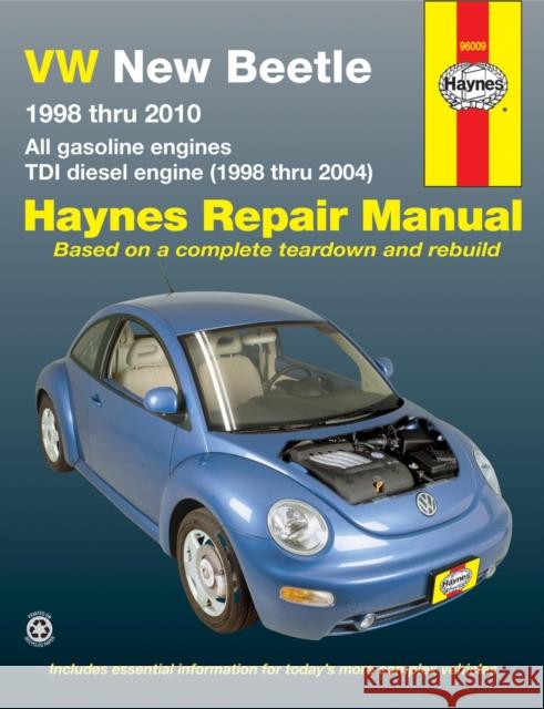 Volkswagen VW New Beetle 1.8 & 2.0L petrol (1998-2010) & 1.9L TDI diesel (1998-2004) Haynes Repair Manual (USA) Haynes Publishing 9781563929946 Haynes Publishing