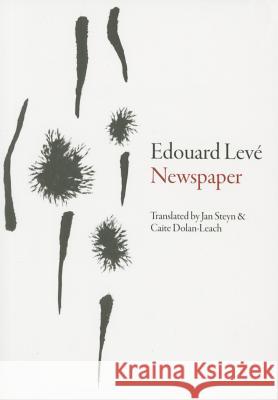 Newspaper Edouard Leve 9781564781956