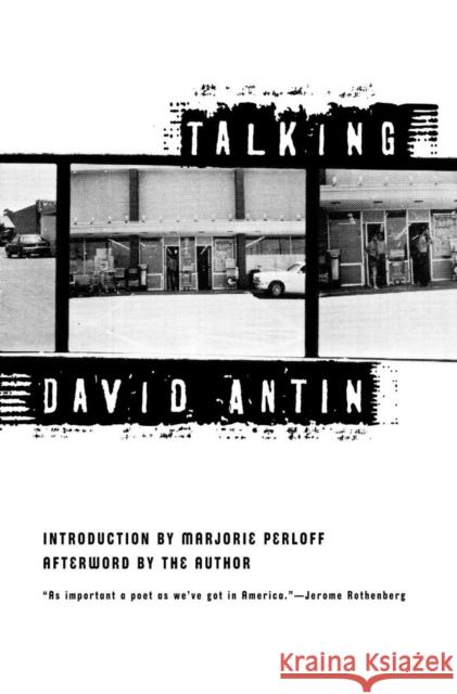 Talking David Antin 9781564782717 Dalkey Archive Press