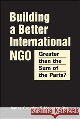 Building a Better International NGO : Greater Than the Sum of the Parts? James Crowley Morgana Ryan 9781565495821