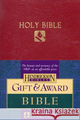NRSV Bible Burgundy Hendrickson Publishers 9781565634756 