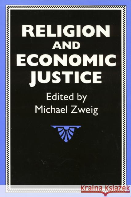 Religion and Economic Justice Temple University Press 9781566390033