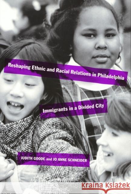 Reshaping Ethnic Relations: Immigrants in a Divided City Goode, Judith 9781566391412 Temple University Press