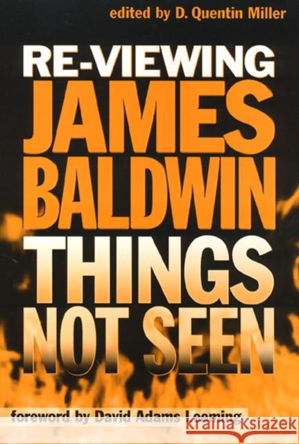 Re-Viewing James Baldwin D. Quentin Miller David Adams Leeming 9781566397377