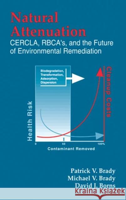 Natural Attenuation : CERCLA, RBCAs, and the Future of Environmental Remediation Patrick V. Brady David J. Borns Michael V. Brady 9781566703024 CRC Press