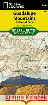 Guadalupe Mountains National Park Map National Geographic Maps 9781566953160 Rand McNally & Company