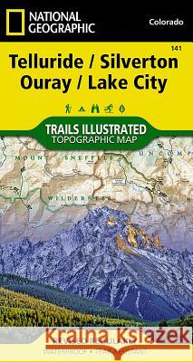 Telluride, Silverton, Ouray, Lake City Map National Geographic Maps 9781566953405 Rand McNally & Company