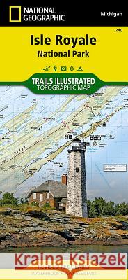 Isle Royale National Park Map National Geographic Maps 9781566953672 Rand McNally & Company