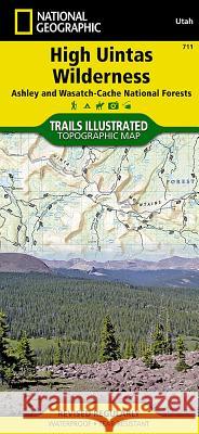High Uintas Wilderness Map [Ashley and Wasatch-Cache National Forests] National Geographic Maps 9781566953719 Not Avail
