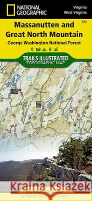 Massanutten and Great North Mountains Map [George Washington National Forest] National Geographic Maps 9781566953887 Rand McNally & Company