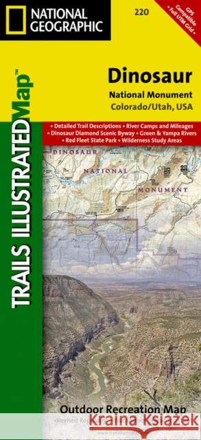 Dinosaur National Monument Map National Geographic Maps 9781566954037