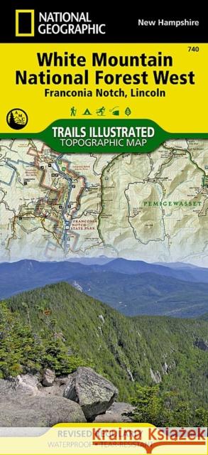 White Mountain National Forest West Map [Franconia Notch, Lincoln] National Geographic Maps 9781566954655 Not Avail