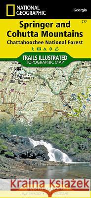 Springer and Cohutta Mountains Map [Chattahoochee National Forest] National Geographic Maps 9781566954662 Not Avail