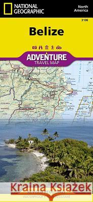 Belize Map National Geographic Maps 9781566954686 Not Avail