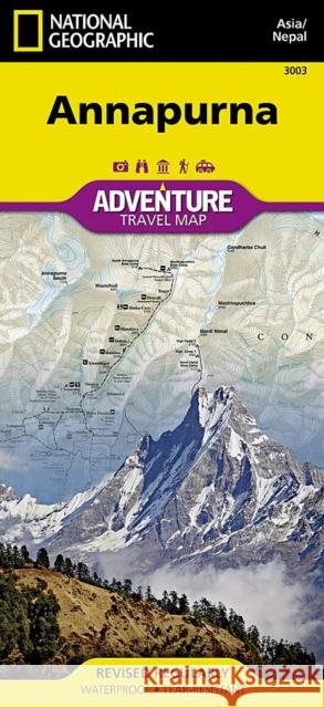Annapurna, Nepal: Travel Maps International Adventure Map National Geographic Maps 9781566955218 Not Avail