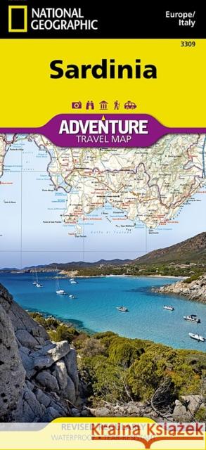 Sardinia Map [Italy] National Geographic Maps 9781566955416 National Geographic Maps