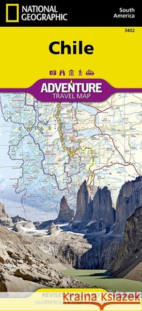 Chile: Travel Maps International Adventure Map National Geographic Maps 9781566955461 National Geographic Maps