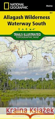 Allagash Wilderness Waterway South Map National Geographic Maps 9781566955874 National Geographic Maps
