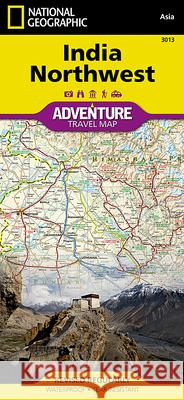 India Northwest Map National Geographic Maps 9781566955980 National Geographic Maps