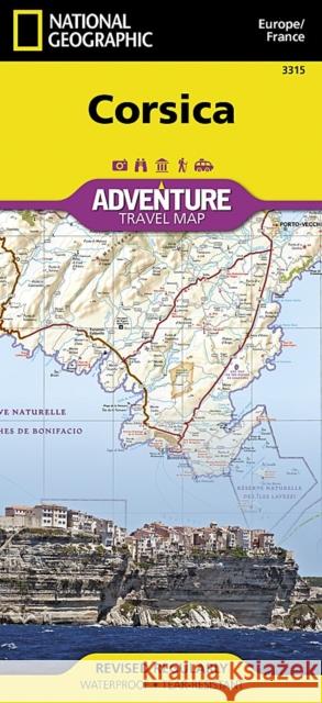 Corsica Map [France] National Geographic Maps 9781566956062 National Geographic Maps