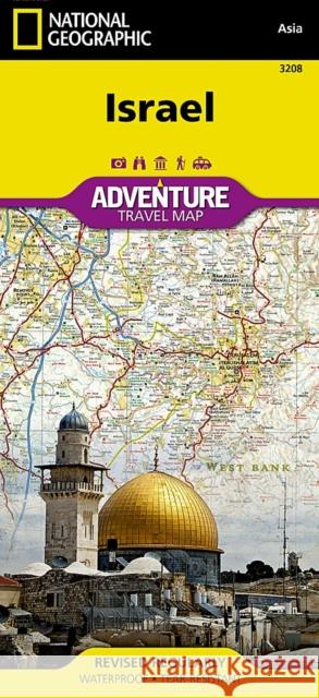 Israel: Travel Maps International Adventure Map National Geographic Maps 9781566956178 Not Avail