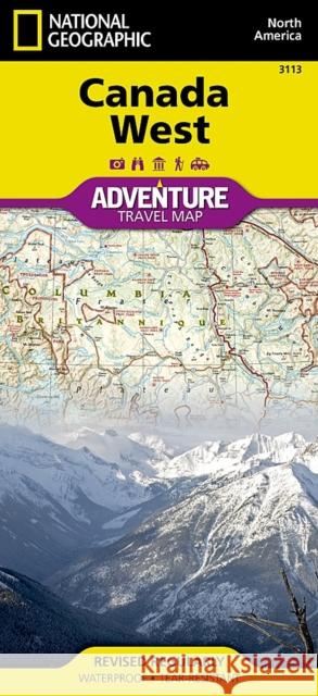 Canada West Map National Geographic Maps 9781566956352 National Geographic Maps