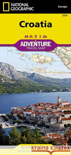 Croatia Map National Geographic Maps 9781566956437 National Geographic Maps