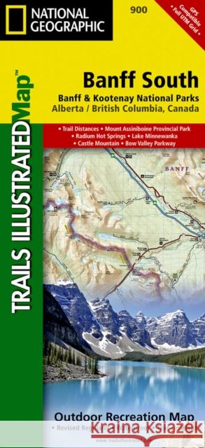 Banff South: Trails Illustrated National Parks National Geographic Maps 9781566956581 Not Avail