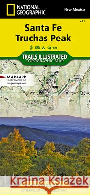Santa Fe, Truchas Peak Map National Geographic Maps 9781566956772 Trails Illustrated