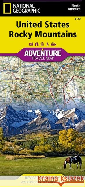 United States, Rocky Mountains Map National Geographic Maps 9781566957144 National Geographic Maps