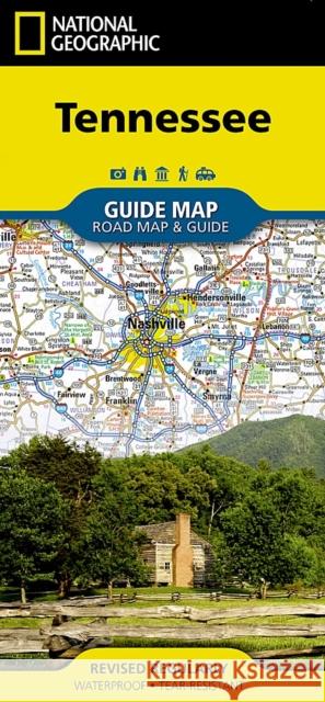 Tennessee Map National Geographic Maps 9781566957274 National Geographic Maps