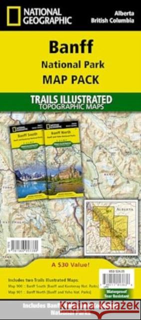 Banff National Park [Map Pack Bundle] National Geographic Maps 9781566957380 National Geographic Maps