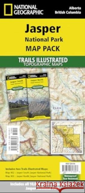 Jasper National Park [Map Pack Bundle] National Geographic Maps 9781566957397 National Geographic Maps