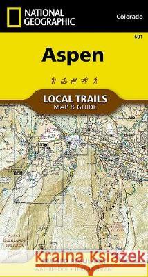 Aspen Map [Local Trails] National Geographic Maps 9781566957526 National Geographic Maps