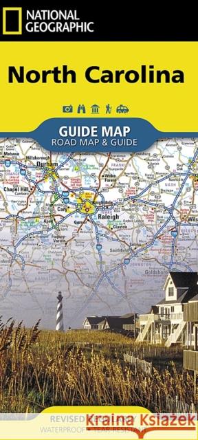 North Carolina Map National Geographic Maps 9781566957762 National Geographic Maps