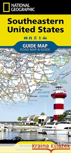 Southeastern USA Map National Geographic Maps 9781566957960 National Geographic Maps