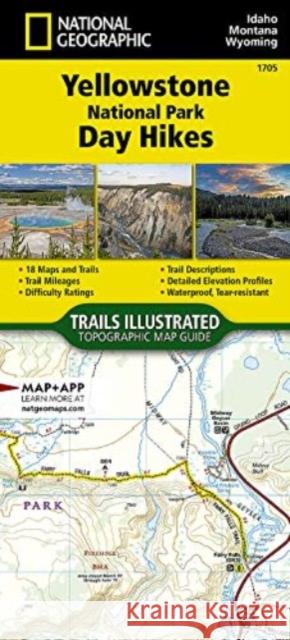 Yellowstone National Park Day Hikes Map National Geographic Maps 9781566958042 National Geographic Maps