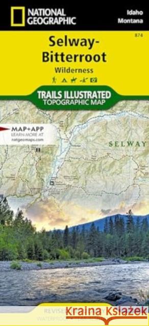 Selway-bitteroot Wilderness Map National Geographic Maps 9781566958318 National Geographic Maps
