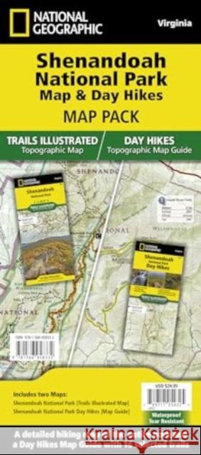 Shenandoah Day Hikes and National Park Map [Map Pack Bundle] National Geographic Maps 9781566958332 National Geographic Maps