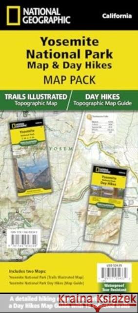 Yosemite Day Hikes and National Park Map [Map Pack Bundle] National Geographic Maps 9781566958363 National Geographic Maps